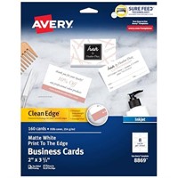 Avery Clean Edge Business Cards for Inkjet