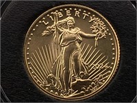 2024 1/10 Ozt. Fine Gold US $5 Coin