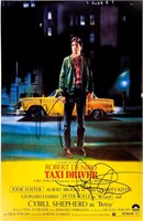 Robert De Niro Autograph Taxi Driver Poster