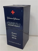 Johnson and Johnson Advertising Display Tin