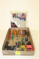 Lot of Screwdrivers and Hex Key Set