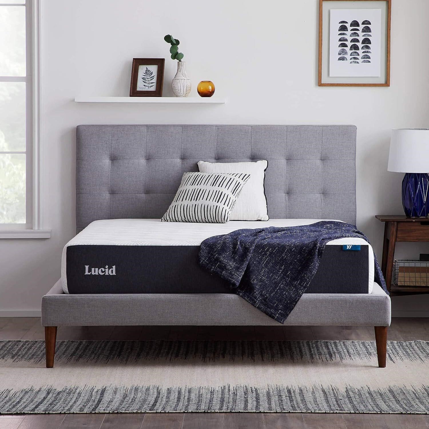 LUCID Memory Foam Mattress - Queen