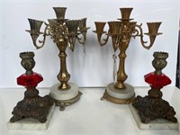 Vintage Candelabras & Candlestick Holders