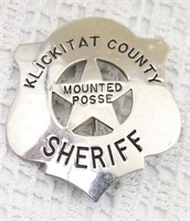 KLICKITAT COUNTY SHERIFF BADGE