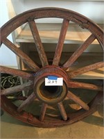 Two wagon wheels-36 inches across