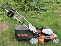 Stihl RMA 460V Lawn Mower with 2 Batteries &