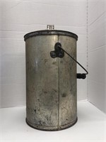 Vintage Metal Milk Container