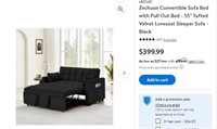 B2492 Zechuan Convertible Sofa Bed