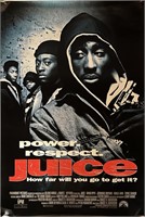 Rare Tupac Shakur Juice Banned Original Movie Post