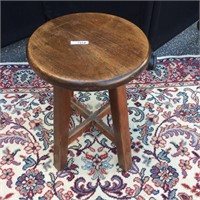 Miniature wood stool