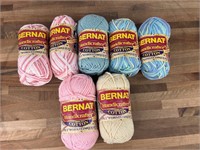 Vintage Bernat Mixed Yarn Lot