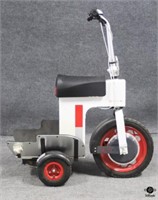 Actom White Electric 3 Wheel Scooter