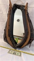Vintage Horse Collar & Hames Mirror