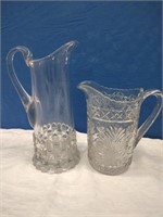 Westmoreland & Indiana Glass Pitchers.