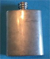 Hand Made English Pewter Flask