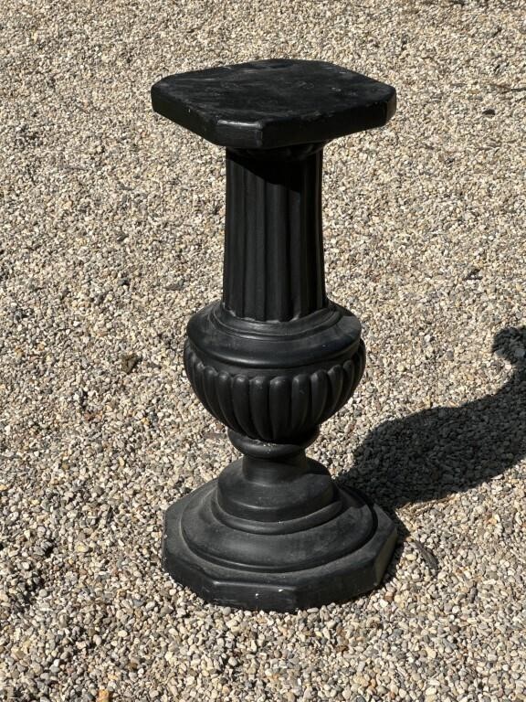 Painted Plaster Column Plant Stand