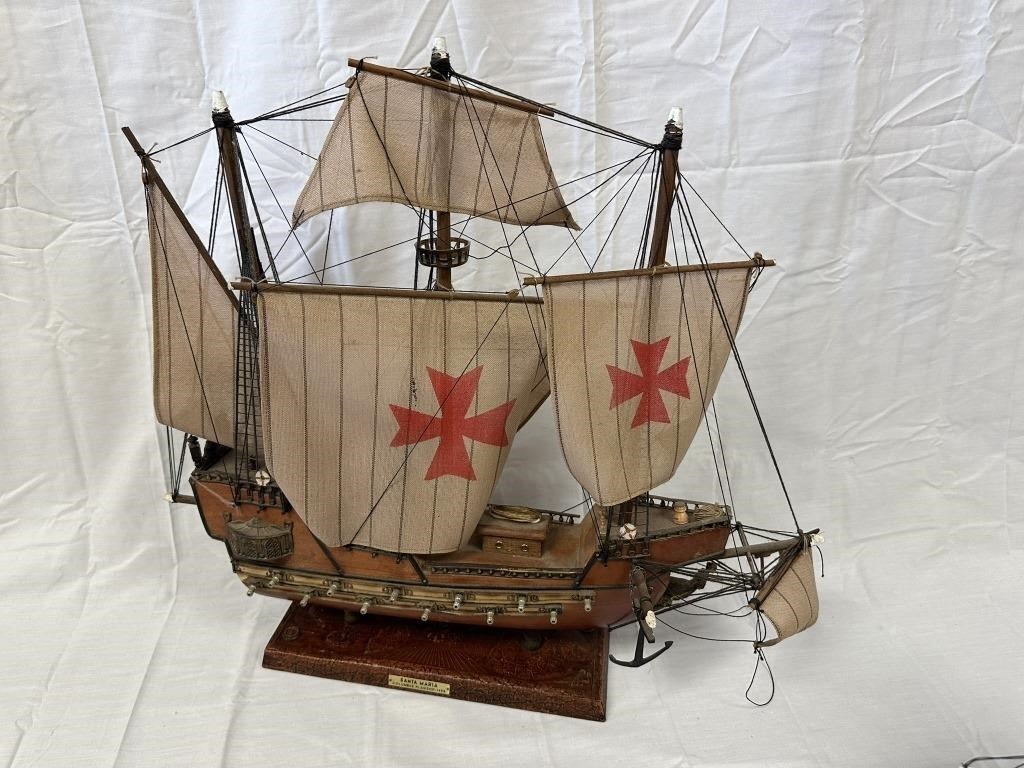 Santa Maria Model Galleon Ship