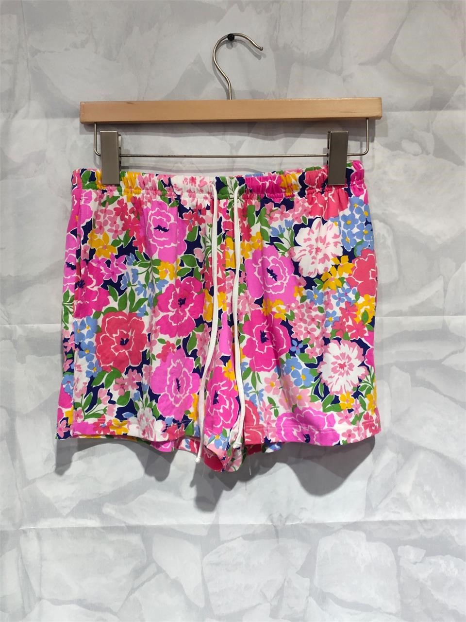 Casual Floral Shorts for Women,XS