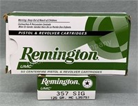 2x - Remington 357 Sig 50 Rds/Box