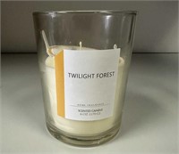 6oz TrueLiving Glass Candle TWILIGHT FOREST