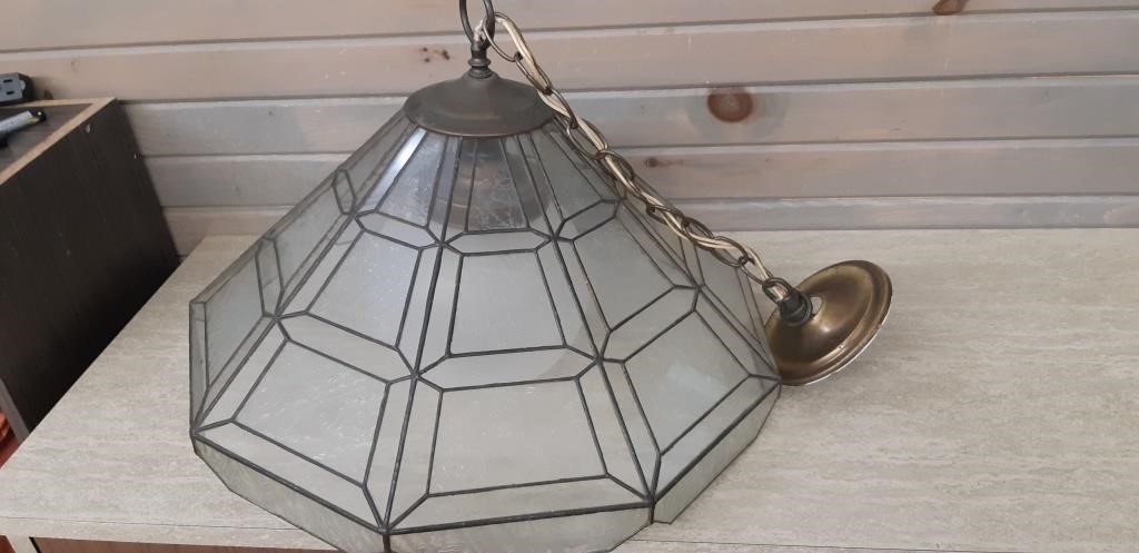 Light Fixture with white globe - Local pickup only