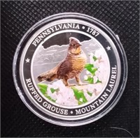 State Bird Silver coins of Pennsylvania,