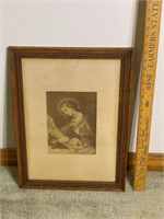 Framed Mary & Baby Jesus