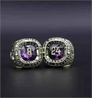 Los Angeles Lakers Kobe Bryant Set of 2 Rings