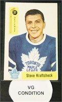 1958 Parkhurst #37 Steve Kraftcheck Hockey Card