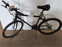 BLACK PAINTED MOUNTAIN BIKE