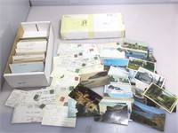Box of Vintage postcards incl. Children,