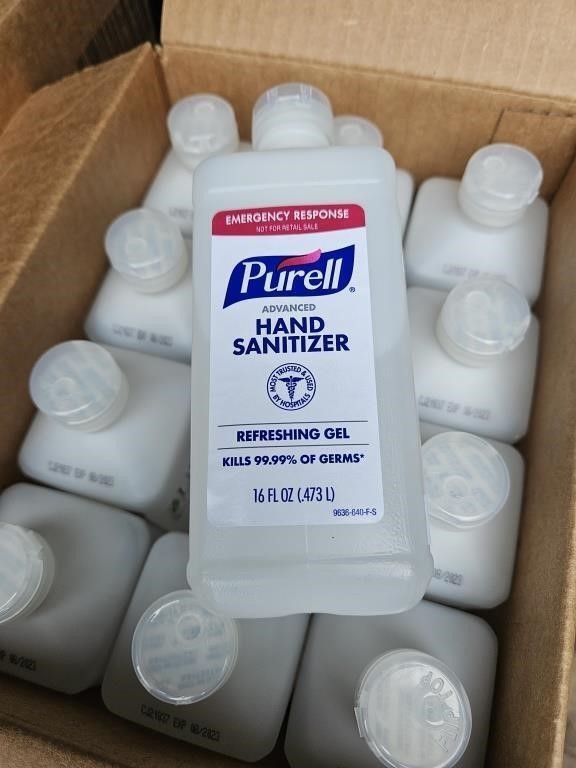 20 CASES OF PURELL HAND SANITIZER -PAST DATE