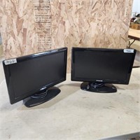 2- 18" TVs no remotes