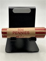 QTY 1 ROLL 50 UNSEARCHED WHEAT PENNIES CENTS