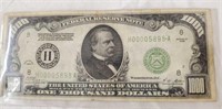 1928 Thousand Dollar bill.