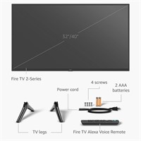 Amazon Fire TV 32 HD smart TV with Alexa Remote