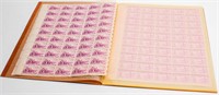 Stamps Full Sheets of Early 3 Cent Postage Unused
