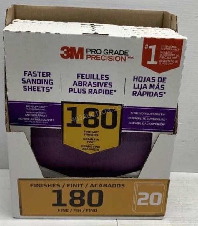 Case of 100 - 3M Faster Sanding Sheets - NEW $80