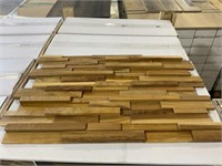 3D Teak Accent Wall Paneling X 8 boxes