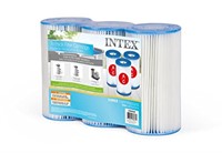 Intex Recreation 29003E 3-Pack Type-A Filter