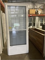 34"x80" RH Steel Door/Storm Door Combo