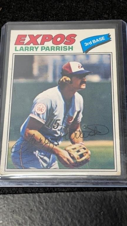 Montreal Expos Larry Parrish Card
