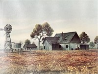 Barn / Windmill Scene