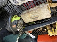 chainsaw with toolbox with chainsaw tool box