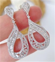 Natural Diamond 18Kt Gold Earrings