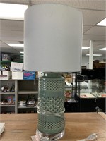 20.5 “ CELADON POTTERY TABLE LAMP