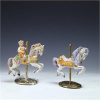 Vintage Willitz Carousel Porcelain Figurine with b