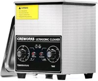 CREWORKS Ultrasonic Cleaner w Heater and Timer, 2L