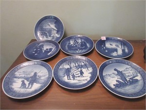 Royal Copenhagen year collector plates