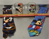 Mickey Mouse ties & mugs